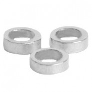 DQ Metall geschlossener Ring 2.5mm Antik Silber